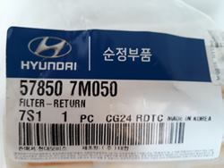 Lọc dầu thủy lực Hyundai 578507M050